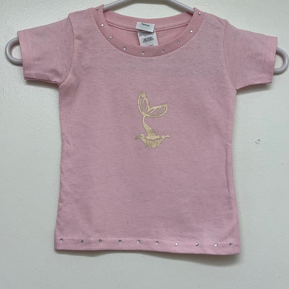 Children’s pink mermaid shirt